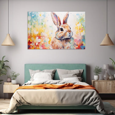 Bunny Oil Painting